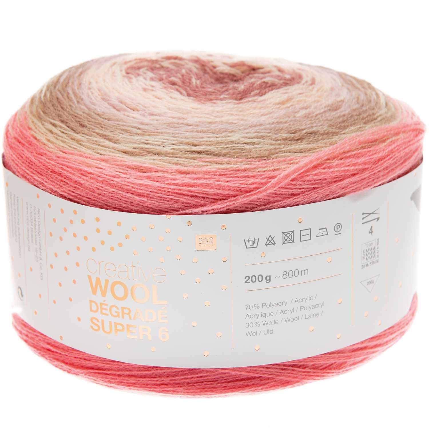 Katia Azteca Wolle Mit Farbverlauf – 100g Knäuel, 180m Lauflänge, Für Nadelstärke 5-5,5 Mm, Schnellstrickbar (53% Wolle, 47% Polyacryl)